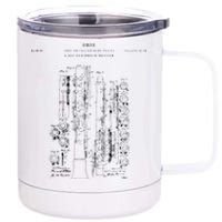 Oboe Patent Music 12 oz Stainless Steel Tumbler Cup