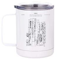 Oboe Patent Music 12 oz Stainless Steel Tumbler Cup