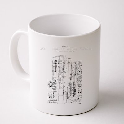 Oboe Patent Music Coffee Mug