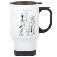 Oboe Patent Music Stainless Steel Travel Mug