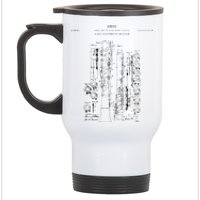 Oboe Patent Music Stainless Steel Travel Mug