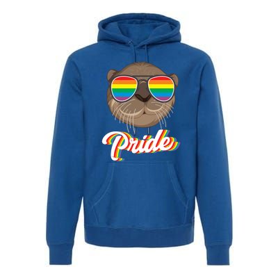 Otter Pride Month Lgbt Gift Premium Hoodie