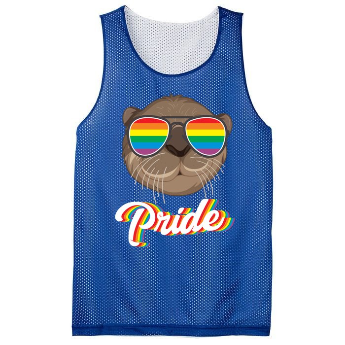 Otter Pride Month Lgbt Gift Mesh Reversible Basketball Jersey Tank