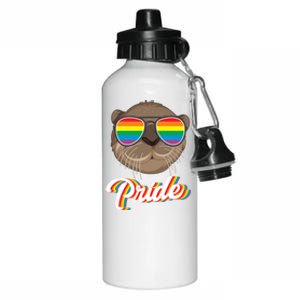 Otter Pride Month Lgbt Gift Aluminum Water Bottle