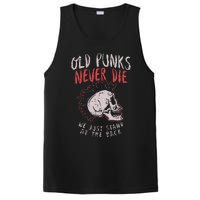 Old Punks Never Die Rock Music Gift PosiCharge Competitor Tank