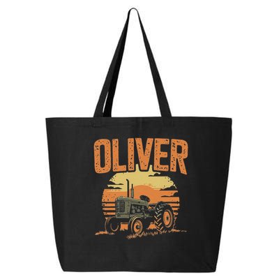 Oliver Personalized Nametag Tractor For Oliver 25L Jumbo Tote