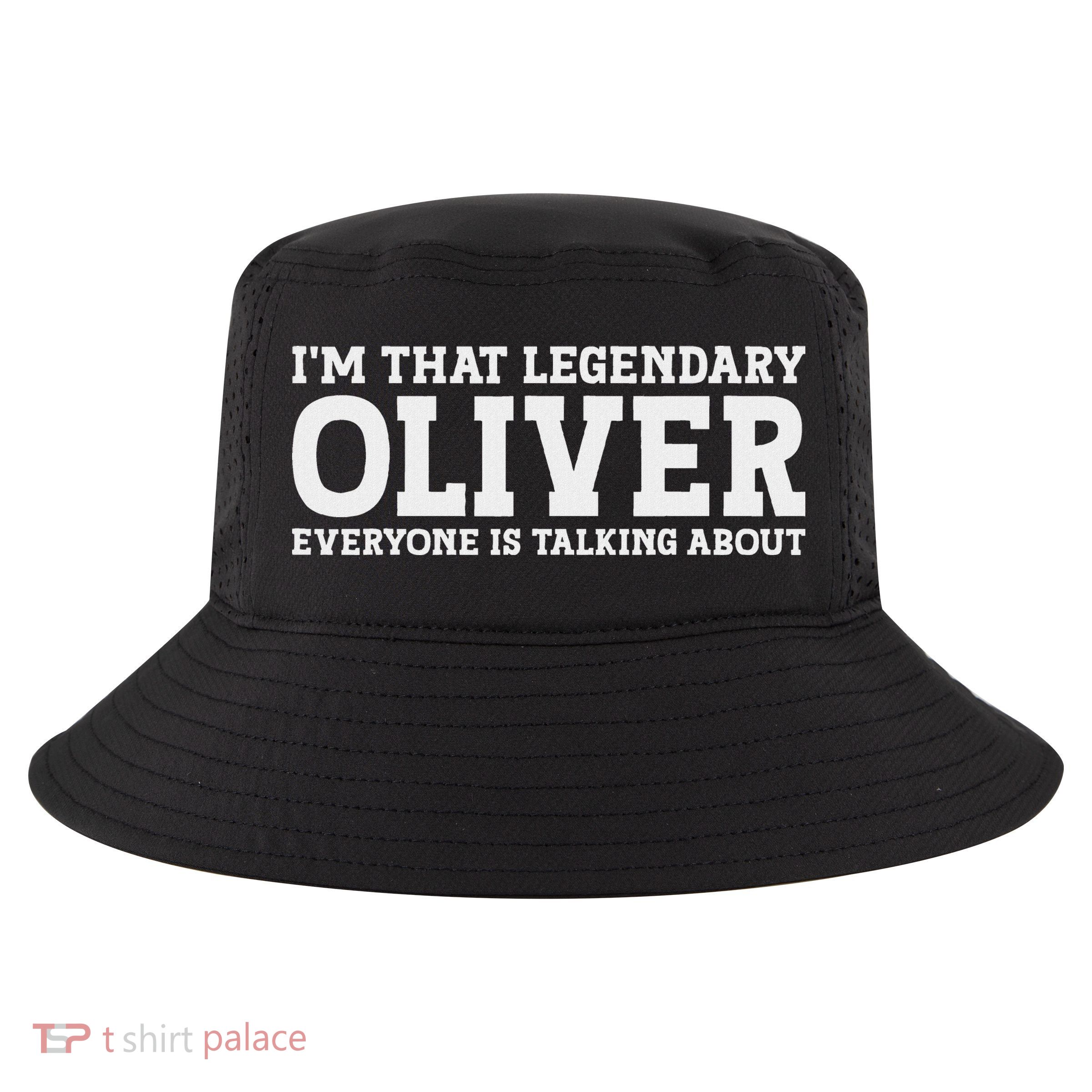 Oliver Personal Name Funny Oliver Cool Comfort Performance Bucket Hat