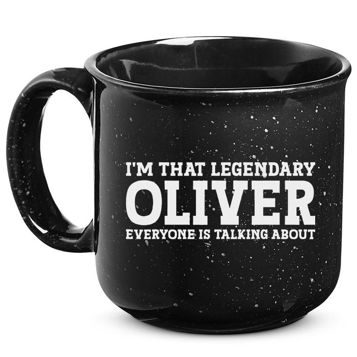 Oliver Personal Name Funny Oliver 15oz Campfire Ceramic Mug