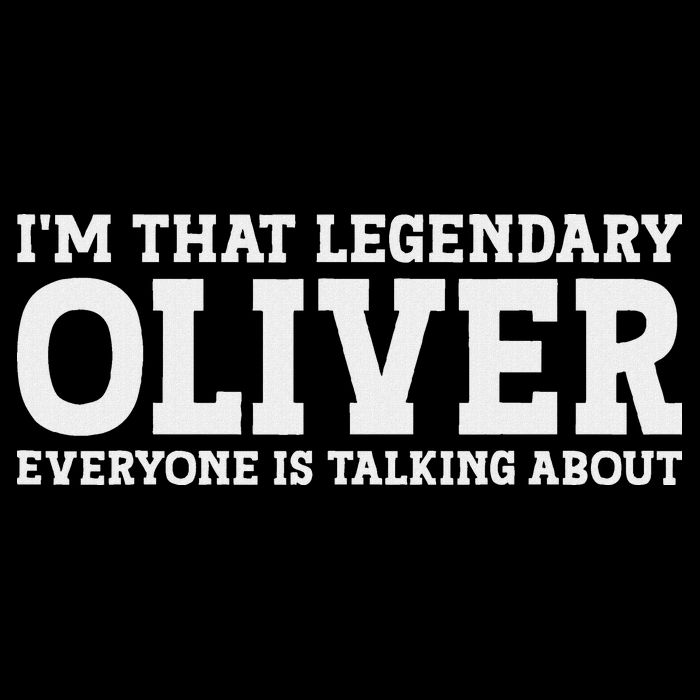 Oliver Personal Name Funny Oliver Drawstring Bag