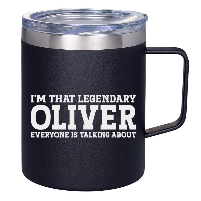 Oliver Personal Name Funny Oliver 12oz Stainless Steel Coffee Mug
