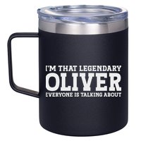 Oliver Personal Name Funny Oliver 12oz Stainless Steel Coffee Mug