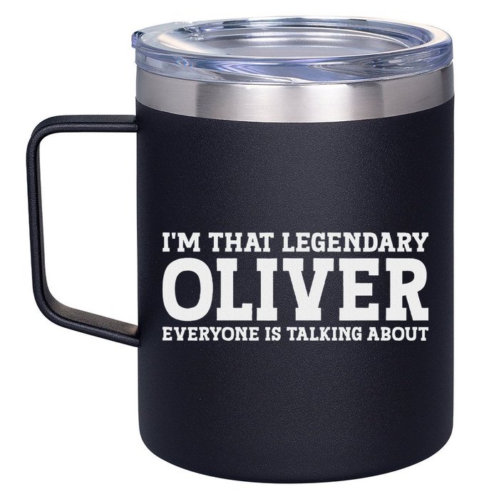Oliver Personal Name Funny Oliver 12oz Stainless Steel Coffee Mug