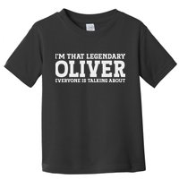 Oliver Personal Name Funny Oliver Toddler T-Shirt