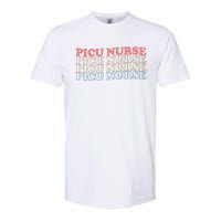 OdG4 PICU Nurse Retro Pediatric Intensive Care Unit Nurse Softstyle CVC T-Shirt