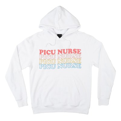 OdG4 PICU Nurse Retro Pediatric Intensive Care Unit Nurse Hoodie