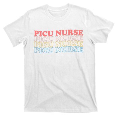 OdG4 PICU Nurse Retro Pediatric Intensive Care Unit Nurse T-Shirt