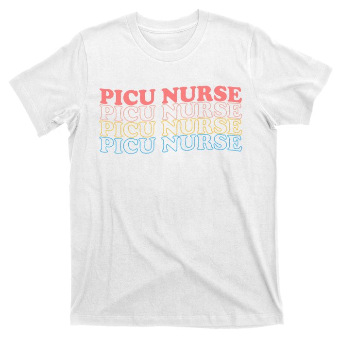 OdG4 PICU Nurse Retro Pediatric Intensive Care Unit Nurse T-Shirt