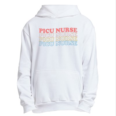 OdG4 PICU Nurse Retro Pediatric Intensive Care Unit Nurse Urban Pullover Hoodie