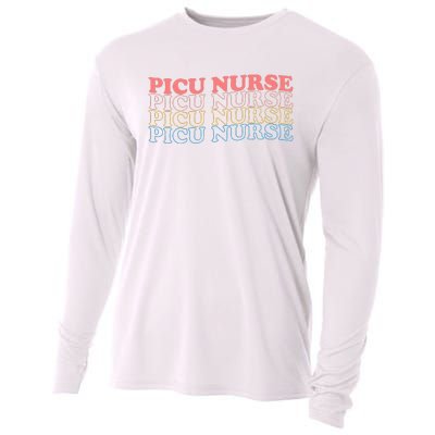 OdG4 PICU Nurse Retro Pediatric Intensive Care Unit Nurse Cooling Performance Long Sleeve Crew