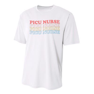 OdG4 PICU Nurse Retro Pediatric Intensive Care Unit Nurse Performance Sprint T-Shirt