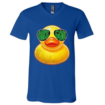 Oregon Personalized Name V-Neck T-Shirt