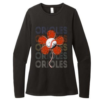 Orioles Proud Name Lovers Orioles Womens CVC Long Sleeve Shirt