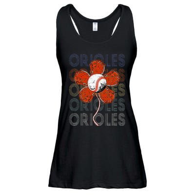 Orioles Proud Name Lovers Orioles Ladies Essential Flowy Tank