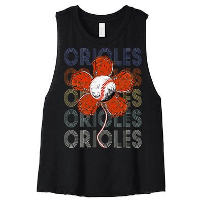 Orioles Proud Name Lovers Orioles Women's Racerback Cropped Tank