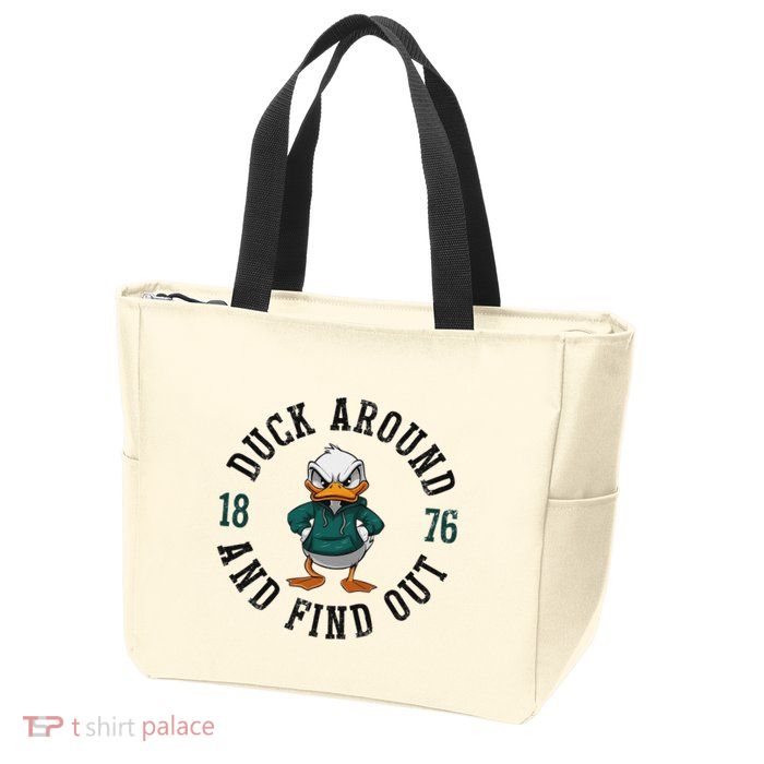 Oregon Personalized Name Throwback Style Classic Zip Tote Bag