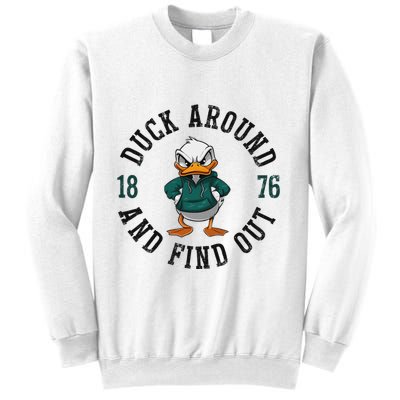 Oregon Personalized Name Throwback Style Classic Sweatshirt