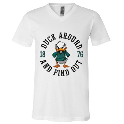 Oregon Personalized Name Throwback Style Classic V-Neck T-Shirt
