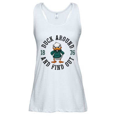 Oregon Personalized Name Throwback Style Classic Ladies Essential Flowy Tank
