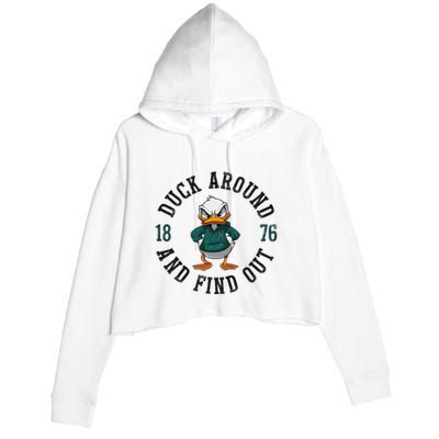 Oregon Personalized Name Throwback Style Classic Crop Fleece Hoodie