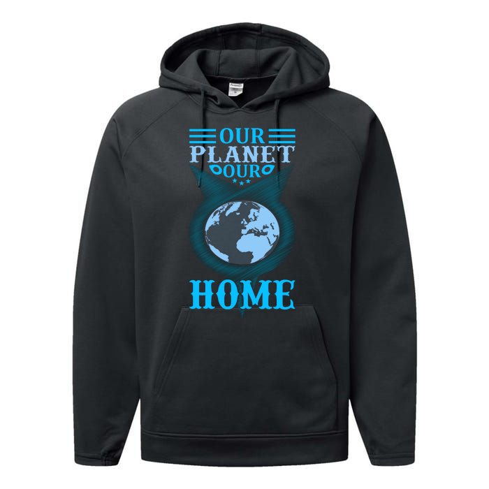 Our Planet Our Home Performance Fleece Hoodie