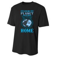 Our Planet Our Home Performance Sprint T-Shirt