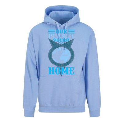 Our Planet Our Home Unisex Surf Hoodie