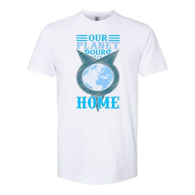 Our Planet Our Home Softstyle CVC T-Shirt