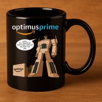 Optimus Prime 11oz C Handle Ceramic Mug