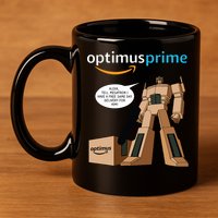 Optimus Prime 11oz C Handle Ceramic Mug