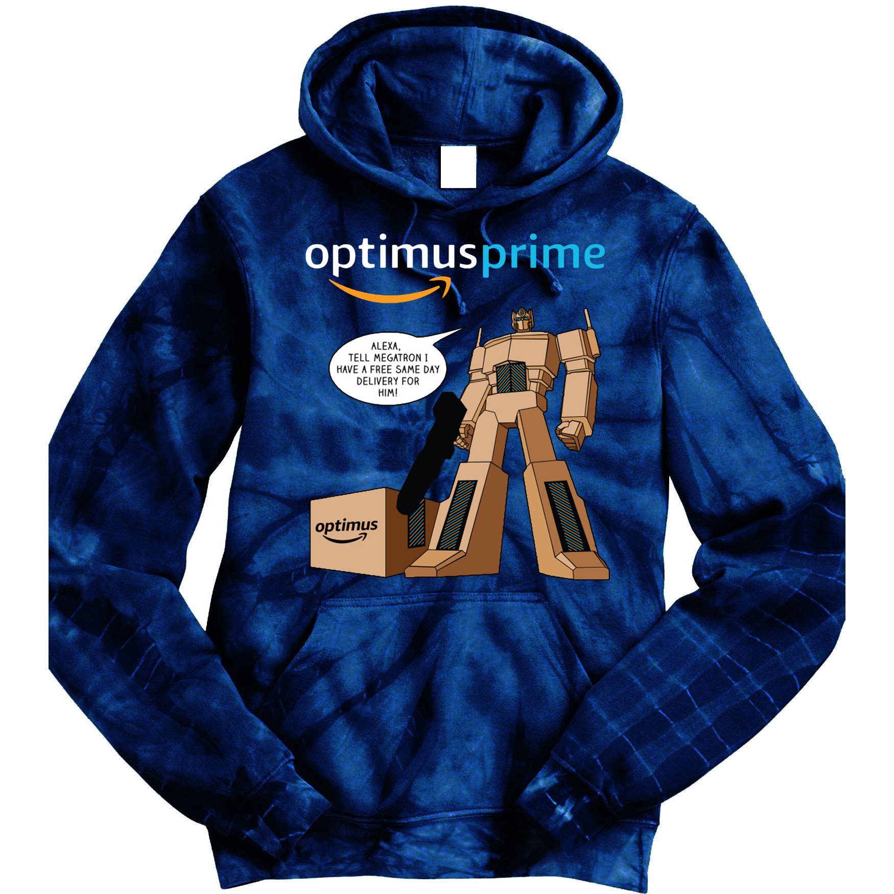 Optimus Prime Tie Dye Hoodie