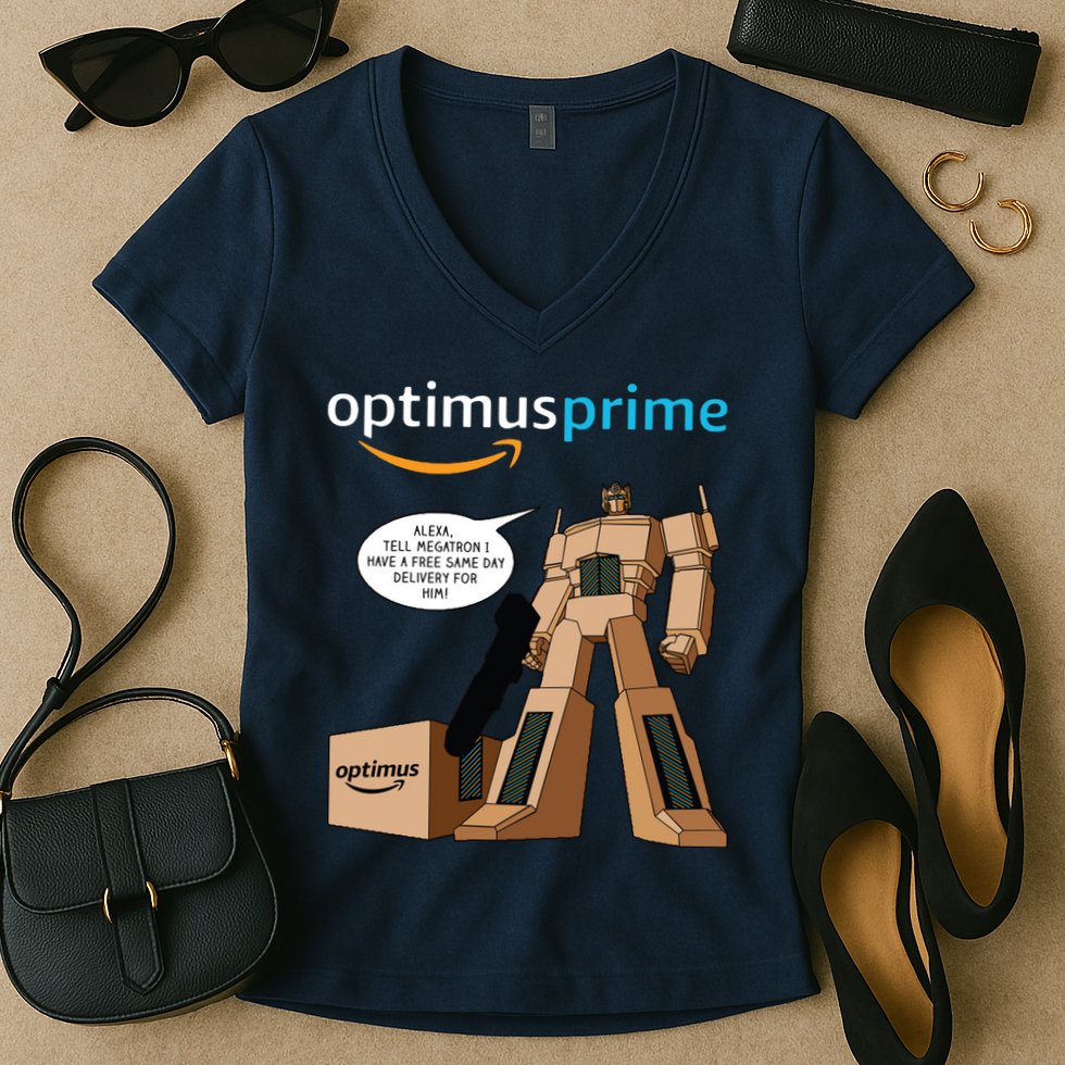 Optimus Prime Women's V-Neck T-Shirt