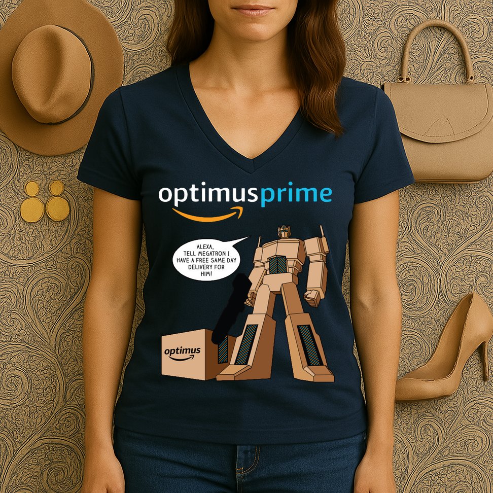 Optimus Prime Women's V-Neck T-Shirt