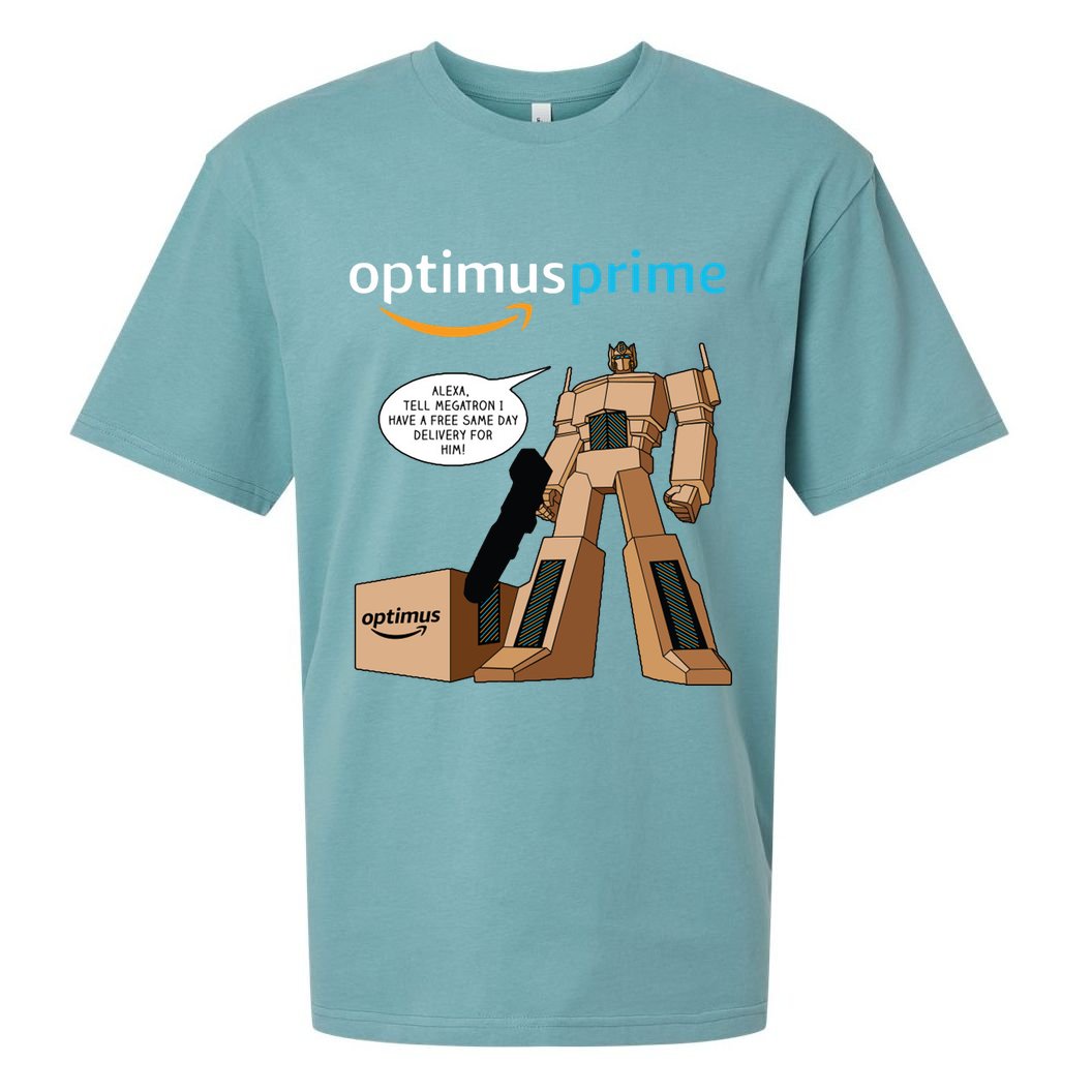 Optimus Prime Sueded Cloud Jersey T-Shirt
