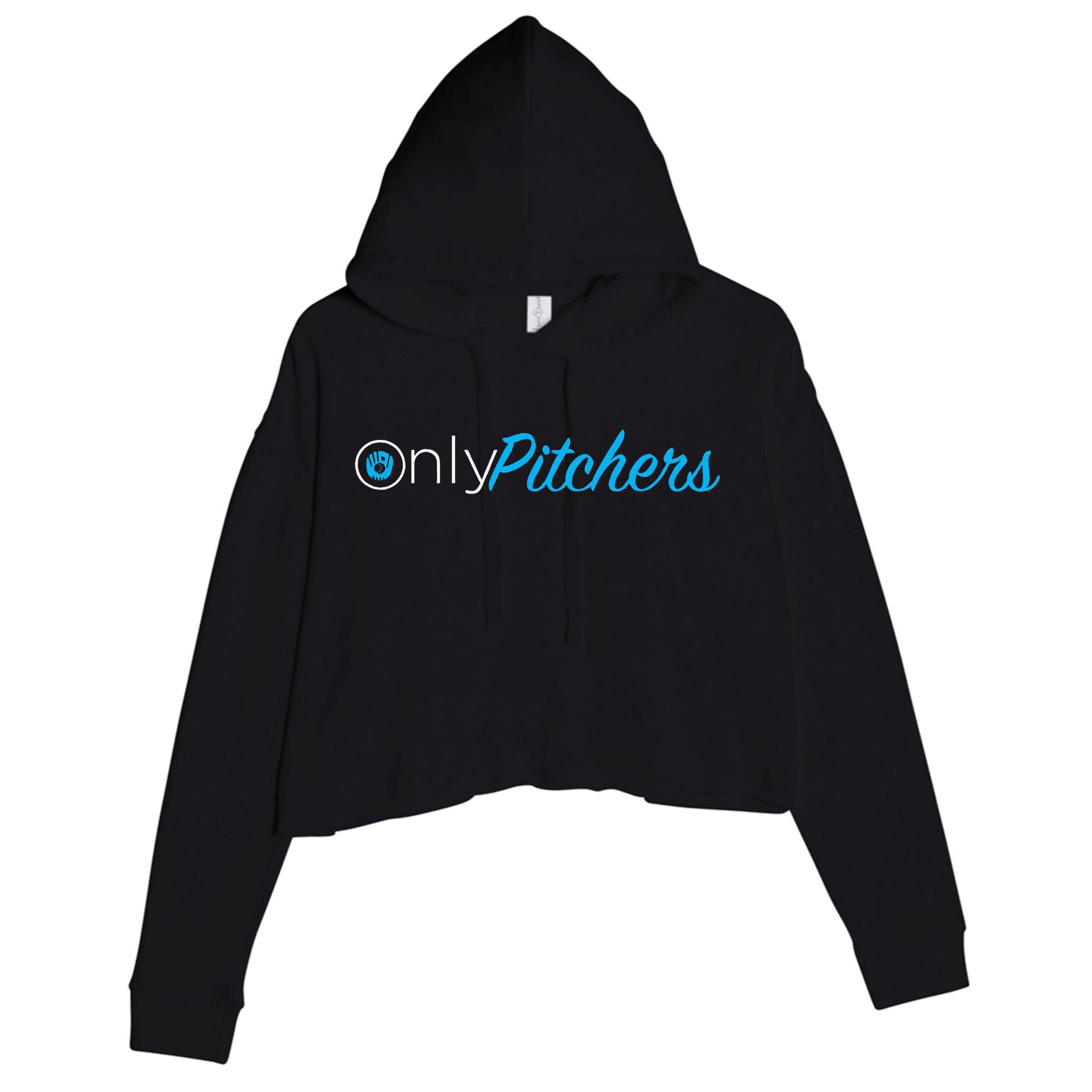 Only Pitchers Crop Fleece Hoodie