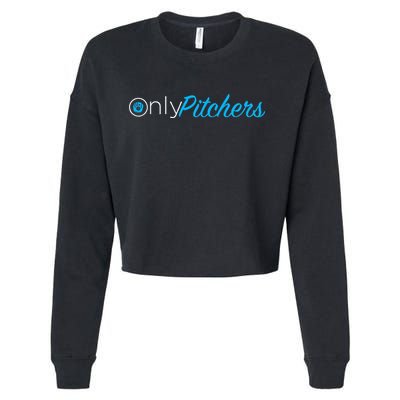 Only Pitchers Cropped Pullover Crew