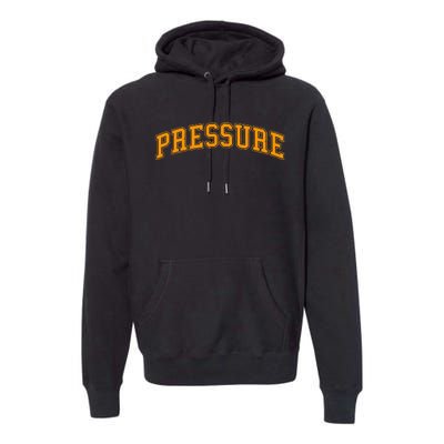 Orange Pressure Orange Color Premium Hoodie