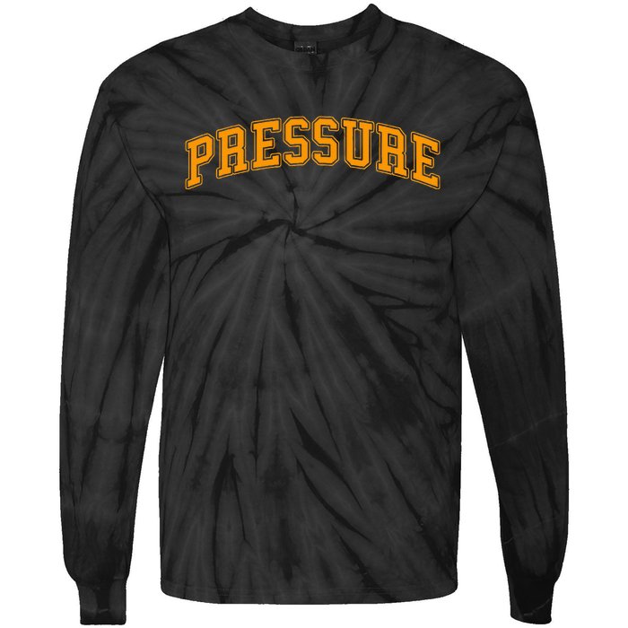 Orange Pressure Orange Color Tie-Dye Long Sleeve Shirt