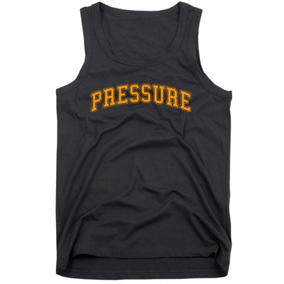 Orange Pressure Orange Color Tank Top