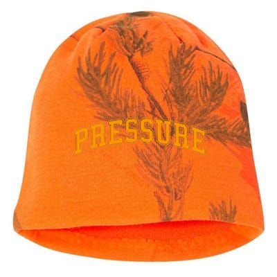 Orange Pressure Orange Color Kati - Camo Knit Beanie