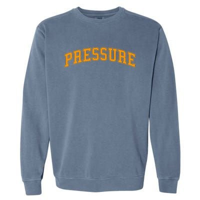 Orange Pressure Orange Color Garment-Dyed Sweatshirt